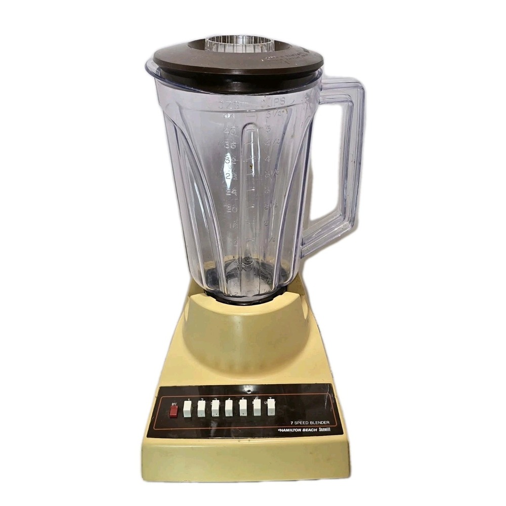 Vintage Hamilton Beach Scovill 7‑Speed Blender‎ Model 600‑1 Tested GUC Retro